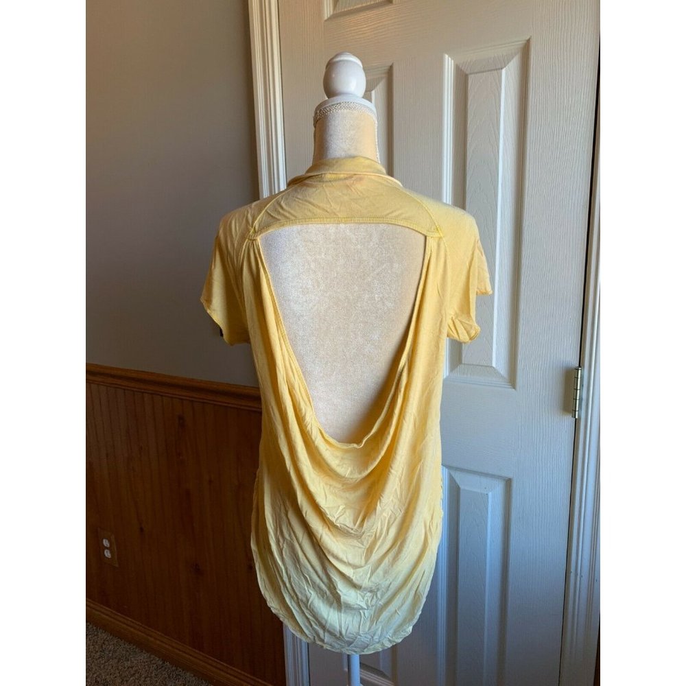 NEW NWT Anama Open Back button down blouse shirt s